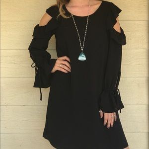 Black long sleeve dress